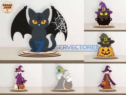 Paquete de puestos de Halloween