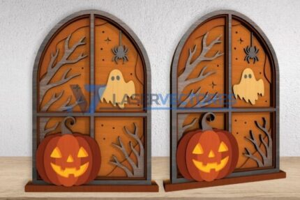 Ventana de Halloween