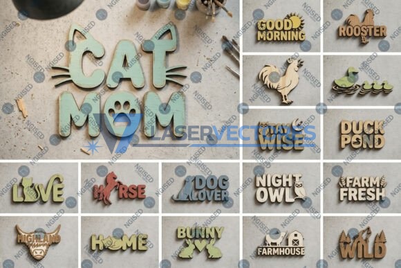 Megapaquete con motivos de mascotas