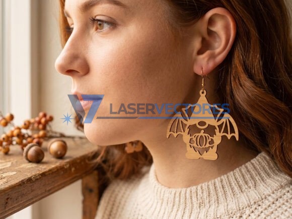 Diseño de pendientes de gnomo de Halloween - Imagen 10