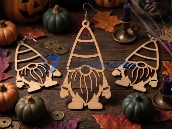 Diseño de pendientes de gnomo de Halloween - Imagen 12