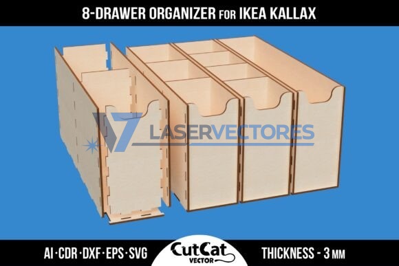 Organizador de 8 cajones IKEA - Imagen 2