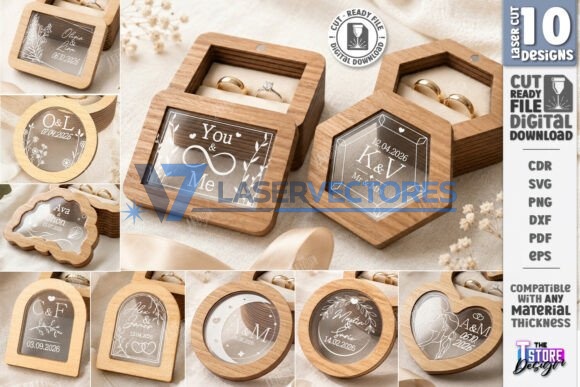 Cajas para anillos de boda