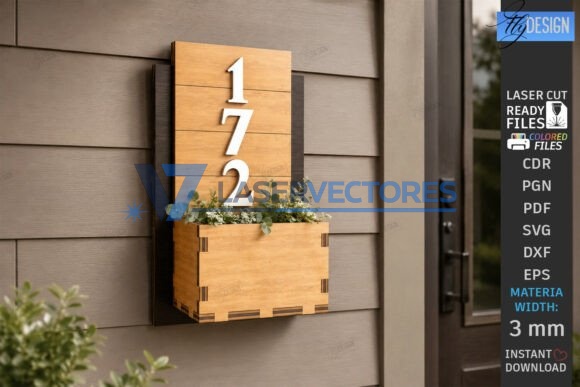 Paquete de letreros para números de casa - Imagen 6