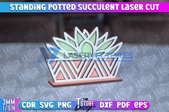 Suculenta de pie en maceta - Imagen 2