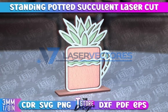 Suculenta de pie en maceta - Imagen 6