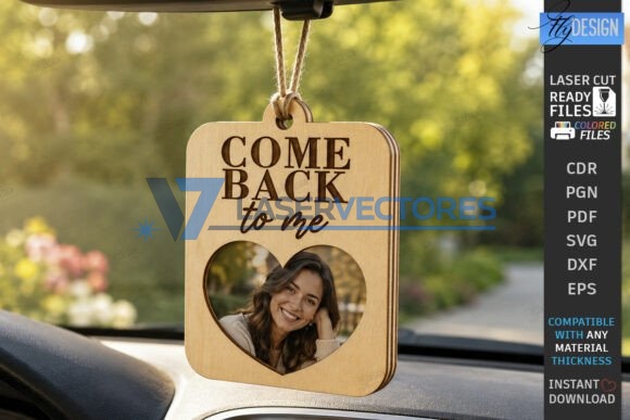 Paquete de colgadores de fotos para coches - Imagen 2