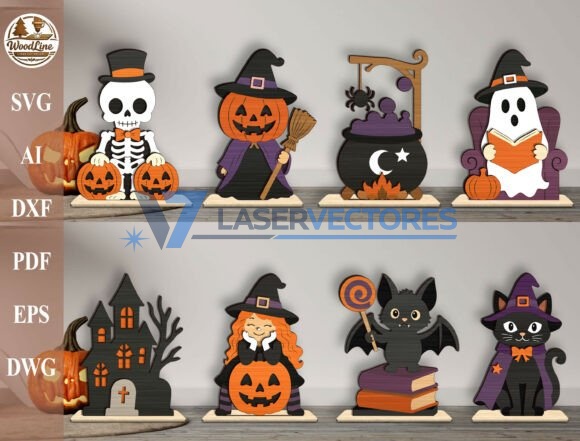 Paquete de estanterías de Halloween