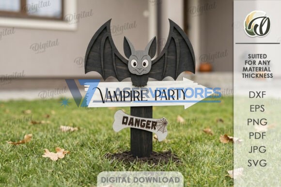 Paquete de letreros direccionales de Halloween - Imagen 2
