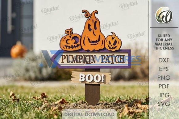 Paquete de letreros direccionales de Halloween - Imagen 4