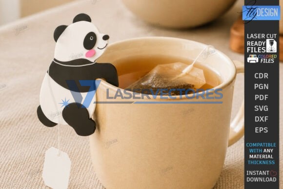 Paquete de soportes para bolsitas de té con forma de animales - Imagen 6