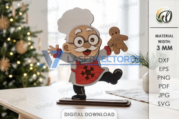 Paquete de divertidos personajes navideños - Imagen 5