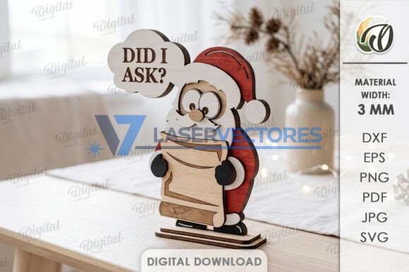 Paquete de divertidos personajes navideños - Imagen 9