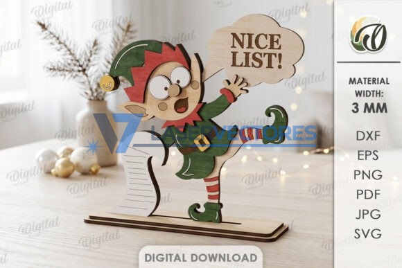 Paquete de divertidos personajes navideños - Imagen 10