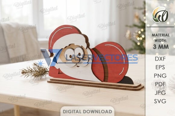 Paquete de divertidos personajes navideños - Imagen 11