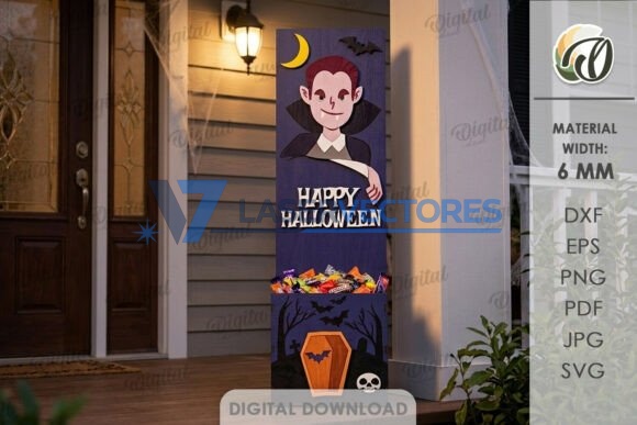 Juego de soportes para dulces de Halloween para el porche - Imagen 2