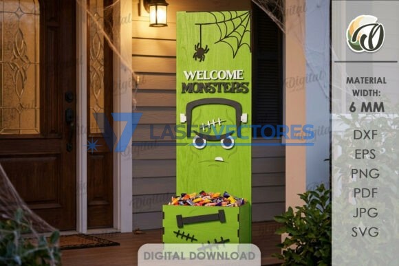 Juego de soportes para dulces de Halloween para el porche - Imagen 4