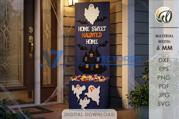 Juego de soportes para dulces de Halloween para el porche - Imagen 5