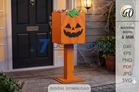 Juego de soportes para dulces de Halloween para el porche - Imagen 8