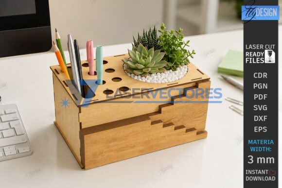 Paquete de soporte organizador de escritorio - Imagen 3