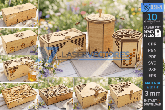 Caja de almacenamiento de miel