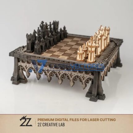 Mesa de Ajedrez Gótica