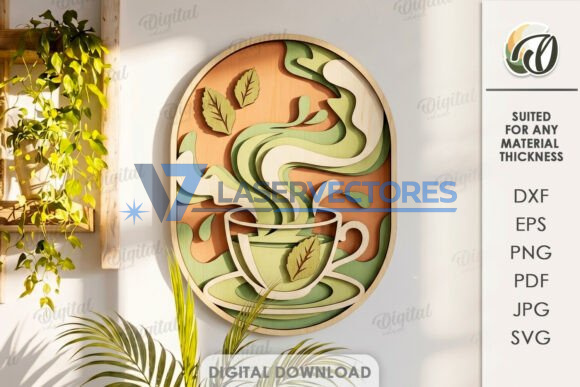 Conjunto de decoraciones de pared con forma de bebidas - Imagen 9