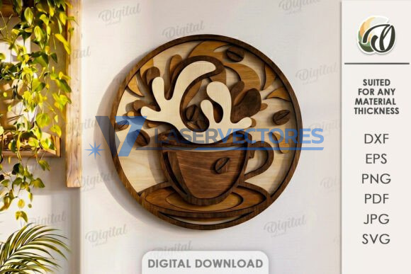 Conjunto de decoraciones de pared con forma de bebidas - Imagen 5