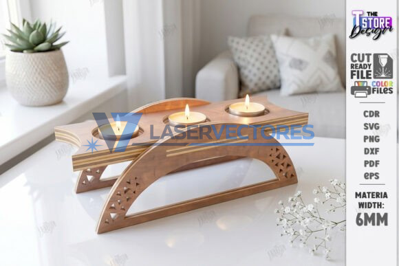 Paquete de portavelas para velas pequeñas - Imagen 2