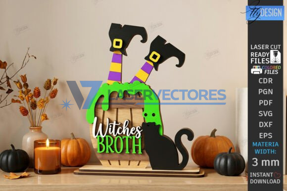 Paquete de decoración de brujas - Imagen 5