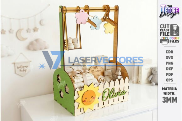 Paquete de cajas de almacenamiento para baby shower - Imagen 2