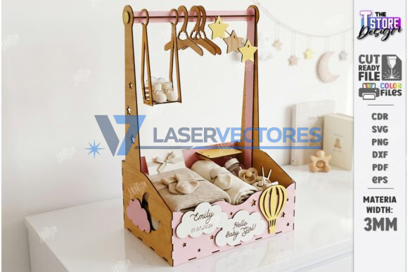 Paquete de cajas de almacenamiento para baby shower - Imagen 3