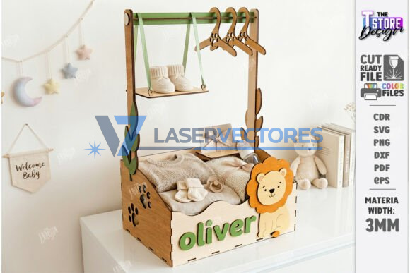 Paquete de cajas de almacenamiento para baby shower - Imagen 4