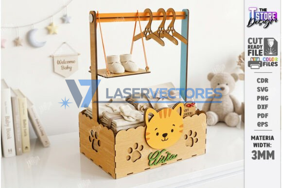 Paquete de cajas de almacenamiento para baby shower - Imagen 5