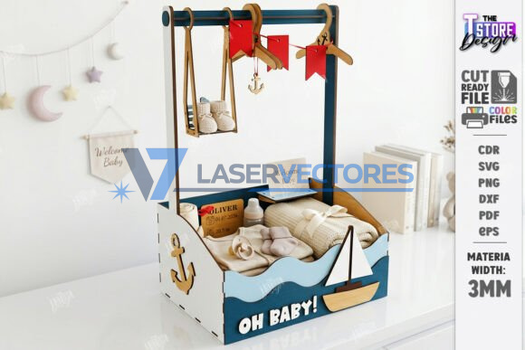 Paquete de cajas de almacenamiento para baby shower - Imagen 6