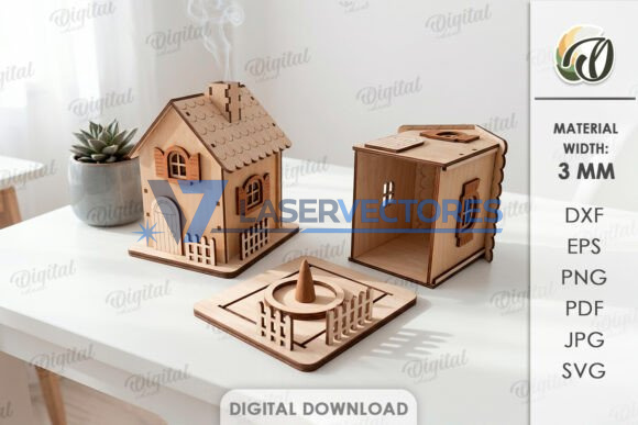 Paquete de casas de incienso - Imagen 3