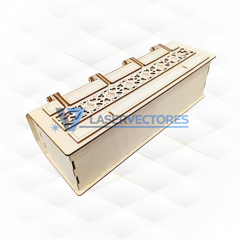 Caja Portabotellas para Vino con Tapa y Cierre de Seguridad - Imagen 3