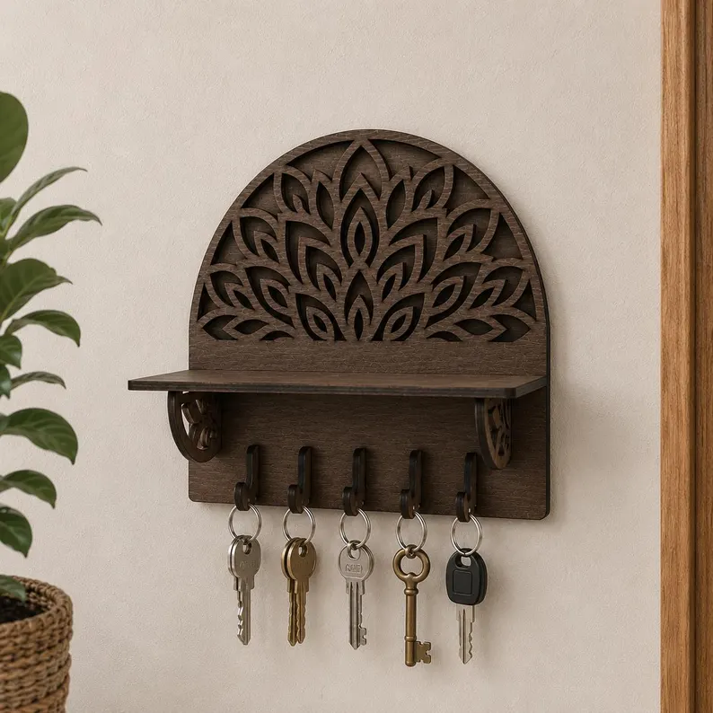 Estante para Llaves Mandala Decorativo