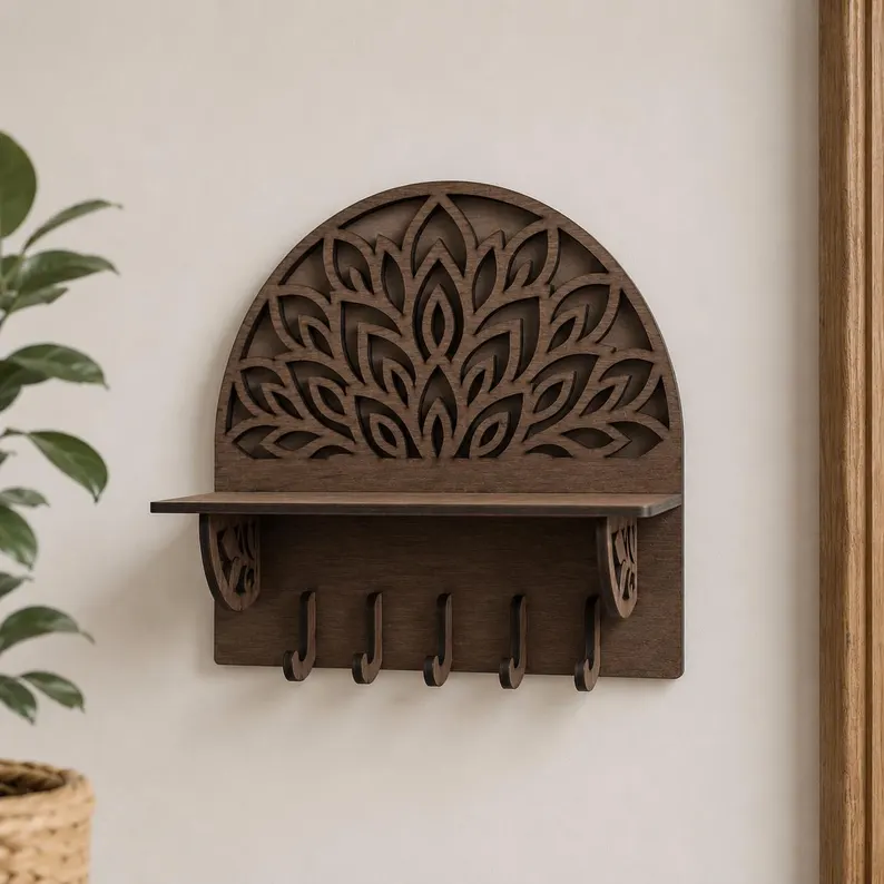 Estante para Llaves Mandala Decorativo - Imagen 2