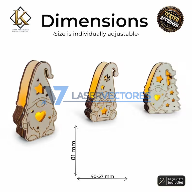 Gnomos Navideños LED - Imagen 6
