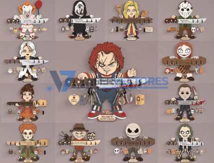 Colgadores para Llaves de Películas de Terror