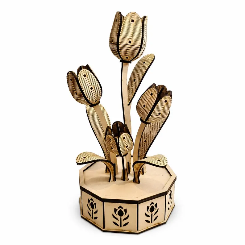 Maceta de tulipanes - Imagen 2