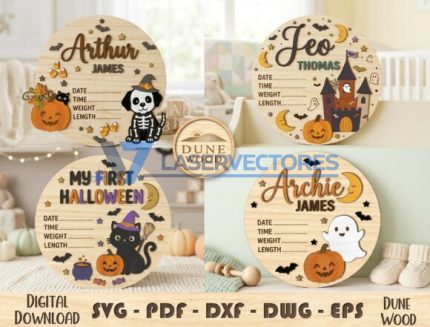 Letreros espeluznantes para el primer Halloween