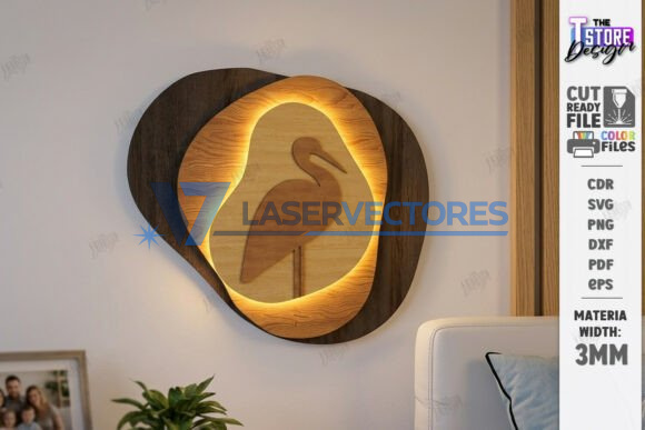 Juego de luces nocturnas decorativas de pared - Imagen 2