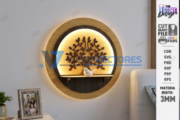 Juego de luces nocturnas decorativas de pared - Imagen 4
