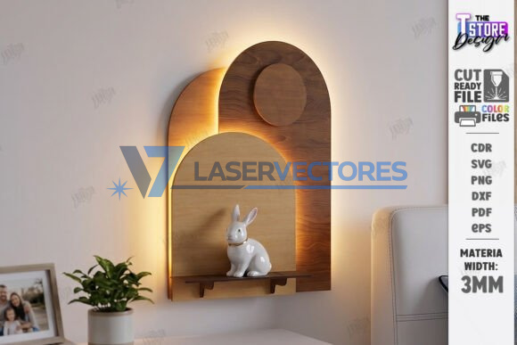 Juego de luces nocturnas decorativas de pared - Imagen 6
