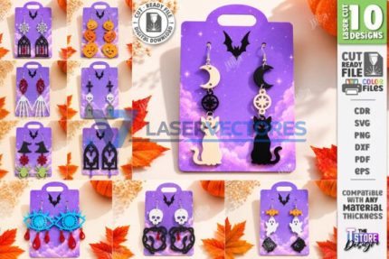 Lote de pendientes de Halloween