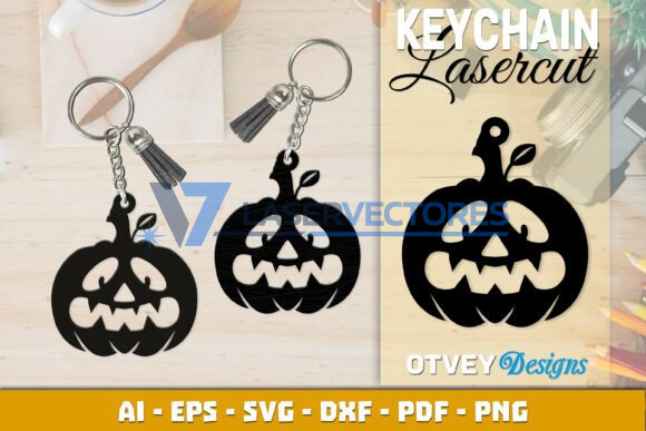 Llavero de calabaza de Halloween - Imagen 16