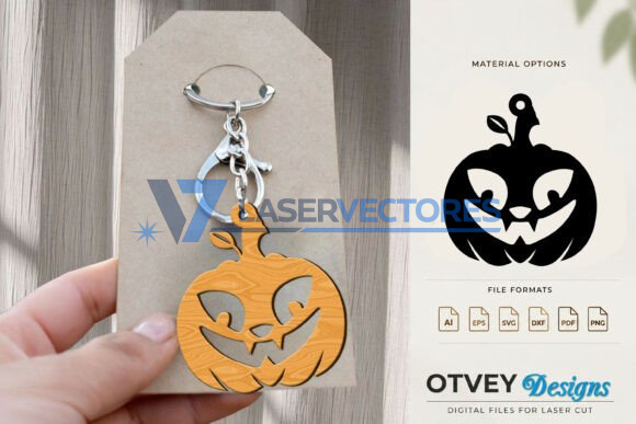 Llavero de calabaza de Halloween - Imagen 15