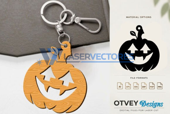 Llavero de calabaza de Halloween - Imagen 14